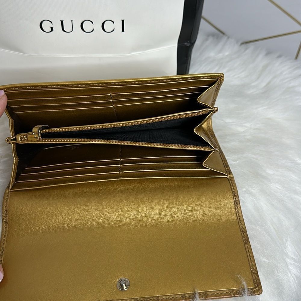 💯Authentic Gucci Long Wallet 🍀 - Picture 7 of 15